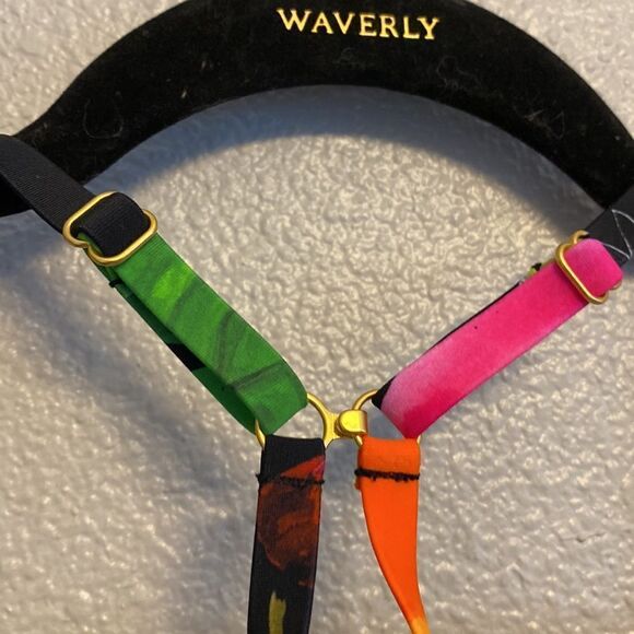 NWT-Christian Lacroix x Swiminista-Tropical fruit triangle bikini top-Size Small - Picture 6 of 8